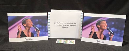 Nightbirde Note Cards – Set of 3 With Envelopes & Forever Stamps
